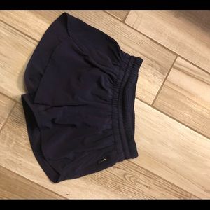 Purple lululemon shorts